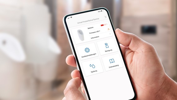 Geberit Control App — rīku pārskats