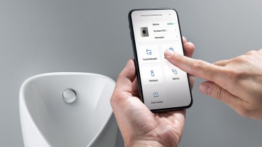 Geberit Control App — rīku pārskats