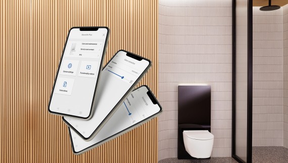 Geberit Home – jaunā Geberit Monolith Plus sanitārā moduļa uzstādīšanai (© Geberit)