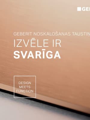 Geberit skalošanas pogu panelī Geberit skalošanas pogu panelī