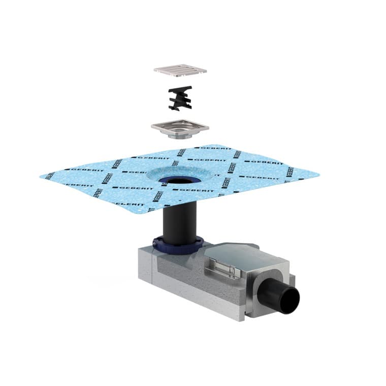 Geberit uzstādīšanas komplekts dušas grīdas notecei Geberit uzstādīšanas komplekts dušas grīdas notecei