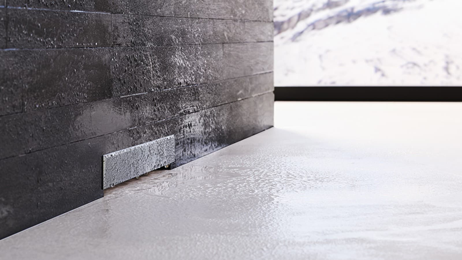 Geberit sienas dušas notece Geberit sienas dušas notece