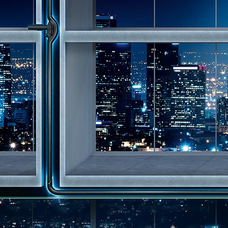 Geberit PE SuperTube — vietu taupošas sistēma Geberit PE SuperTube — vietu taupošas sistēma