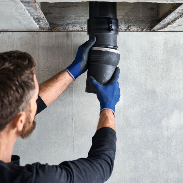 Geberit Silent-db20 ofseta veidgabala uzstādīšana Geberit Silent-db20 ofseta veidgabala uzstādīšana