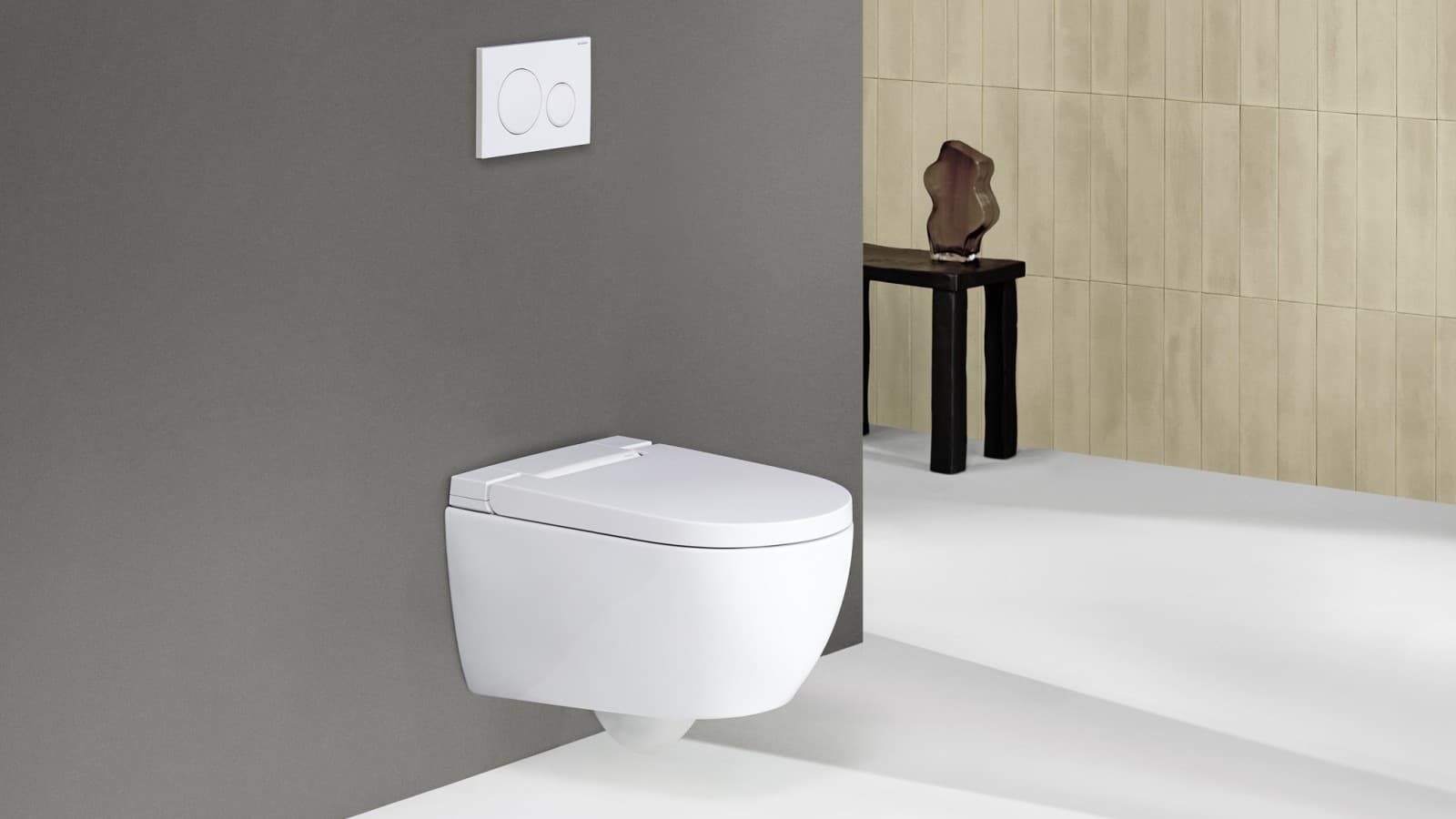 Geberit AquaClean Alba ar Sigma20 tālvadības pulti Geberit AquaClean Alba ar Sigma20 tālvadības pulti