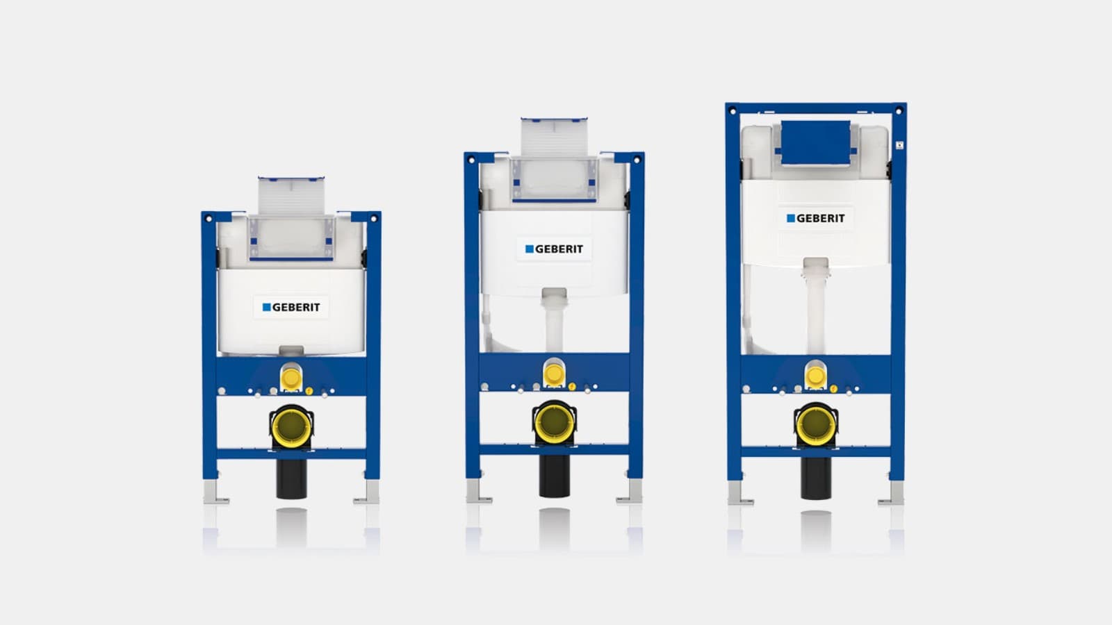 Geberit Omega zemapmetuma skalojamās kastes Geberit Omega zemapmetuma skalojamās kastes